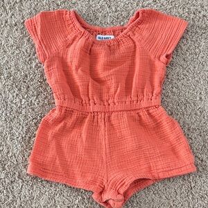 Old Navy Kids Coral Romper